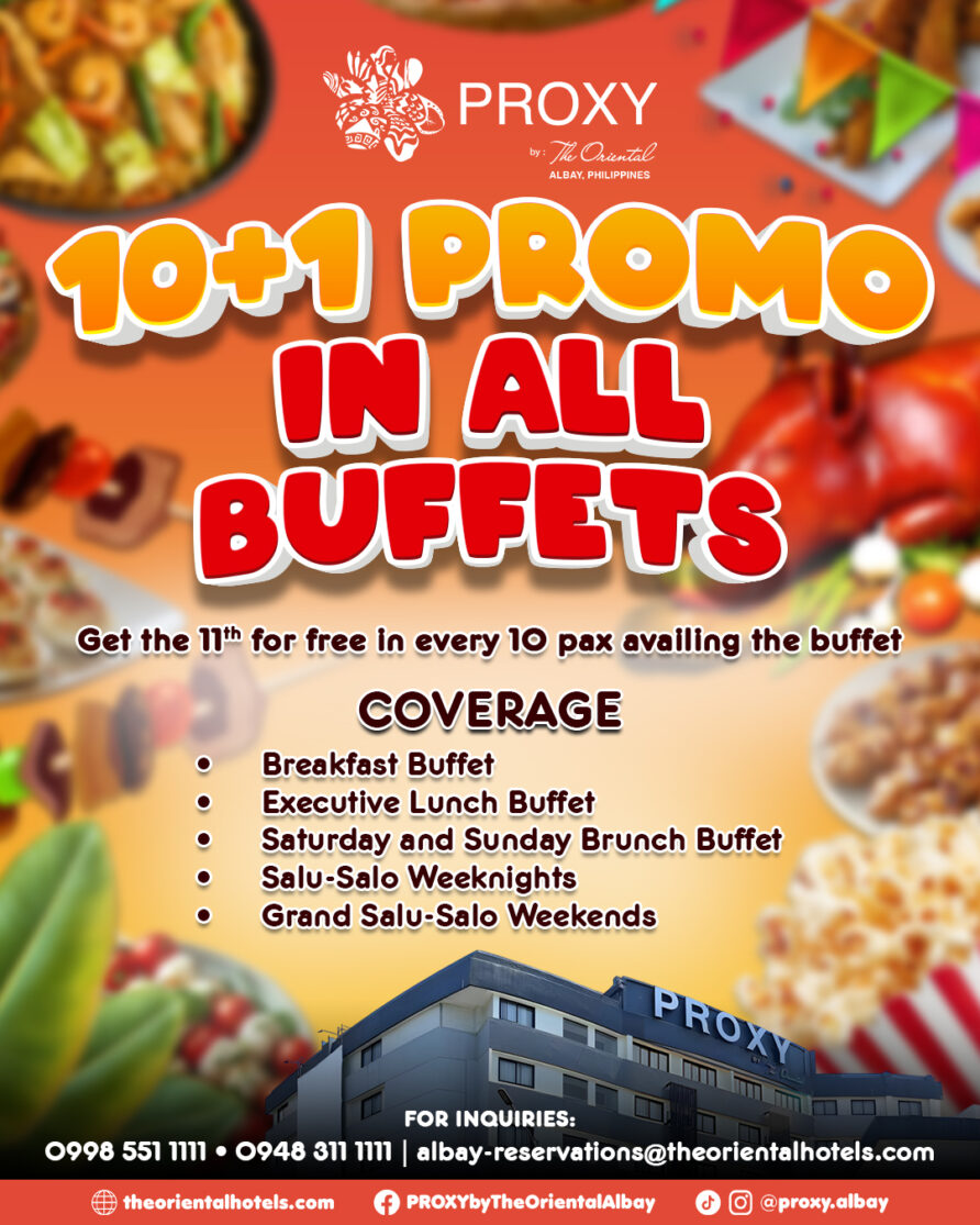 10 + 1 Promo in ALL Buffets
