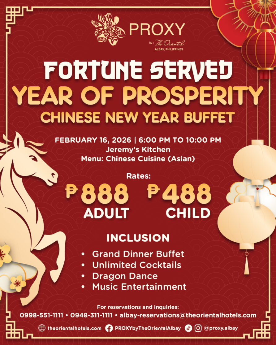 Fortune Served: Year of Prosperity – Chinese New Year Buffet